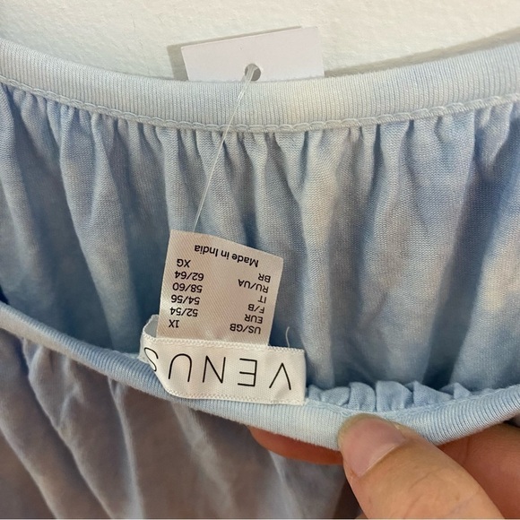 Venus Tie Dye Romper NEW 1X Belted Shorts One Piece Blue Brown Ombré Pink - Picture 8 of 8